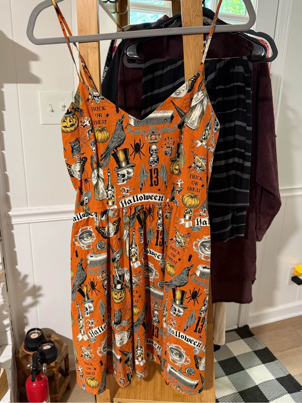 Mod Cloth Spaghetti Strap Halloween Dress - Picture 2 of 5